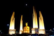 The Moon over the Democracy Monument The Moon over the Democracy Monument