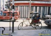 taking a nap on his bicycle in Chiangmay