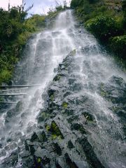 Waterfall in town