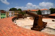The fort at the Praca de Se. The fort at the Praca de Se.