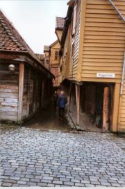 Behind Bryggen
