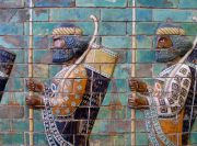 Ishtar Gate detail at Pergamon Museum Ishtar Gate detail at Pergamon Museum