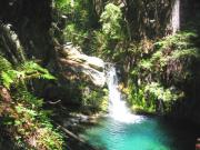 Waterfall and Pool at trail's end Waterfall and Pool at trail's end