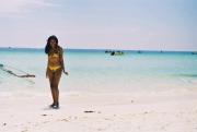 me loving the beach