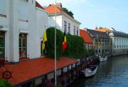 Boat landing for canal cruises