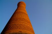Kalyan Minaret in the setting sun Kalyan Minaret in the setting sun