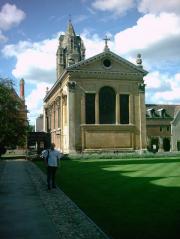 Pembroke College Chapel, Wren's first Pembroke College Chapel, Wren's first