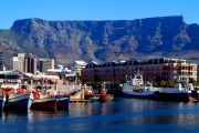 Table Mountain viewed from The Waterfront Table Mountain viewed from The Waterfront