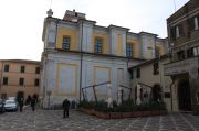 Church and the ground of the main square Church and the ground of the main square
