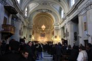 People Celebrating a mourning in the church People Celebrating a mourning in the church
