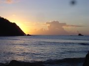 View fromHotel At Sunset