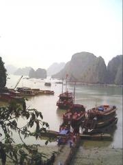 Ferries docked at Trinh Nu