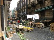 Street market, Catania