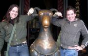 Posing with the Goat