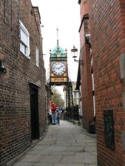 Clock from wall