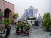 One of the patios at Hotel Maestre. One of the patios at Hotel Maestre.