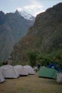 Camp at Llactapata on 1st Night Camp at Llactapata on 1st Night