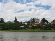 Dalat with cathedral and colonial french buildings Dalat with cathedral and colonial french buildings
