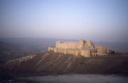 Krak des Chevaliers, Syrien, die unbesiegte Kreuzfahrerburg Krak des Chevaliers, Syrien, die unbesiegte Kreuzfahrerburg