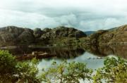 Loch Diabaig again - see salmon farm.