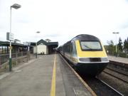 A Great Western Train at Didcot Parkway. A Great Western Train at Didcot Parkway.