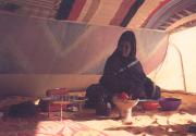 Preparing “chai” in a Mauritanian tent of the desert