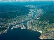 Drammen from the air