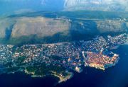 Dubrovnik from the air (a landing airplane) Dubrovnik from the air (a landing airplane)