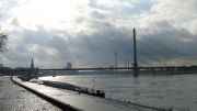 Düsseldorf after a storm from the extensive Rhine River park. Düsseldorf after a storm from the extensive Rhine River park.