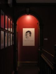 Painting of Robert Burns inside The Writers' Museum Painting of Robert Burns inside The Writers' Museum