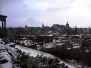 View of old town from Calton Hill View of old town from Calton Hill
