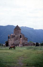 The basilica in the village of Odsun The basilica in the village of Odsun