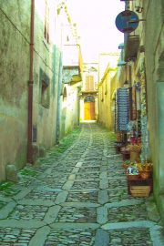 Typical street, Erice
