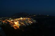 Santorini at night