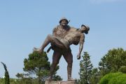 Turkish soldier carrying Australian soldier Turkish soldier carrying Australian soldier