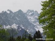 A great picture I took of the Zugspitze from behind Garmisch.
