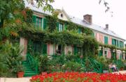 Monet's pink and apple green house