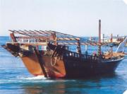 Historical dhow in Bahrain
