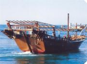 Historical dhow in Bahrain Historical dhow in Bahrain