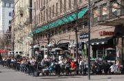 On The Rocks and Baarikärpänen bars at the Järnvägstorget square. On The Rocks and Baarikärpänen bars at the Järnvägstorget square.