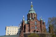 The Uspensky Cathedral with its golden cupolas. The Uspensky Cathedral with its golden cupolas.