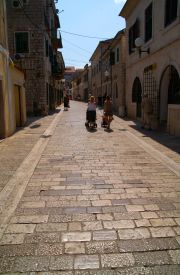 Narrow lane in the old town Narrow lane in the old town