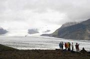 Huge glacier at Skaftafell National Park