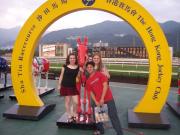 At the racetrack. We are a pretty hot group right? A pretty drunk group too. At the racetrack. We are a pretty hot group right? A pretty drunk group too.