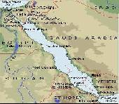 Map of Red Sea