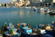 Crescent fishing harbour