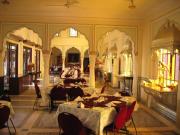 Restaurant at The Raj Palace Hotel.