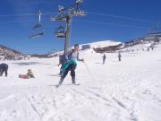 That's me skiing... or trying too....