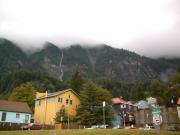 Northeast of downtown