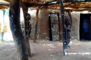 Dogon's village chief's house - shaded space designed for congregations, meetings, discussions... Dogon's village chief's house - shaded space designed for congregations, meetings, discussions...